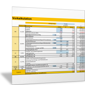 Vorkalkulation für Kundenanfragen berechnen