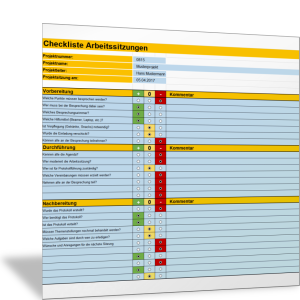 Planung und Vorbereitung von Projektmeetings und anderen Besprechungen