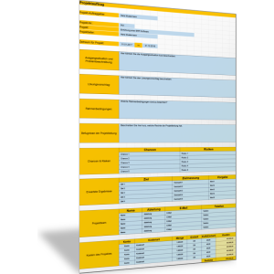 Projektauftrag fixieren und Informationen zum Projekt im Überblick