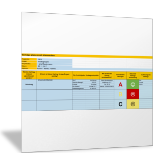 Übersicht über Verträge und ihren Status für das Projektmanagement