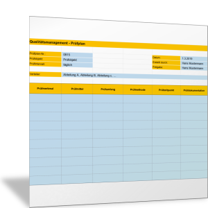 Prüfplan für das Qualitätsmanagement erstellen