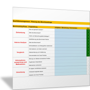 Planung eines Benchmarking-Projekts