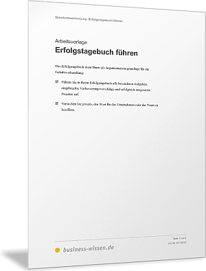 Erfolgstagebuch führen