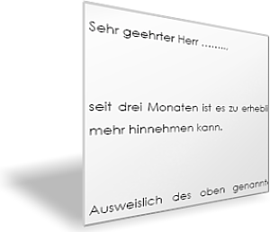 Abmahnung wegen unterbliebener Lohnzahlung (Musterbrief)
