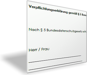 Verpflichtung von Mitarbeitern auf das Datengeheimnis