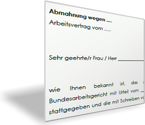 Erneute Abmahnung trotz unwirksamer Kündigung