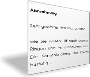 Abmahnung wegen sicherheitsgefährdender Kleidung