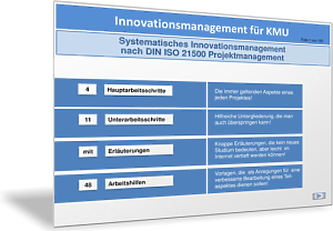 Systematisches Innovationsmanagement nach DIN ISO 21500 Projektmanagement