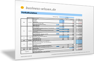 Vorkalkulation für Kundenanfragen