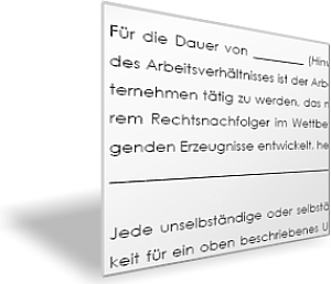 Wettbewerbsvereinbarung