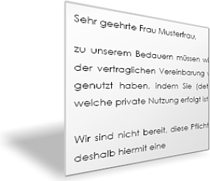 Abmahnung wegen privater Nutzung des Firmen-PC