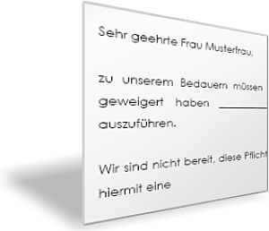 Abmahnung wegen Arbeitsverweigerung