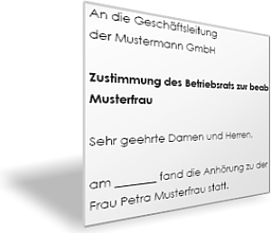 Zustimmung des Betriebsrats zur Kündigung