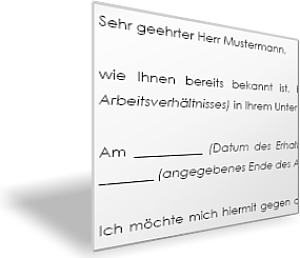Auskunft über Kündigungsgründe