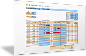 Arbeitszeiterfassung und Dienstplan