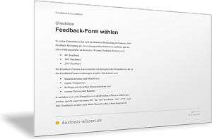 Feedback-Form wählen