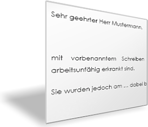 Abmahnung wegen Verletzung der Genesungspflicht
