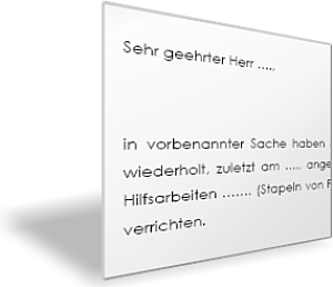 Ablehnung zugewiesener Arbeiten