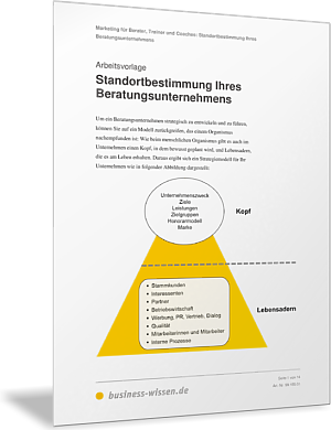 Standortbestimmung Ihres Beratungsunternehmens