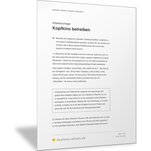 Kopfkino betreiben