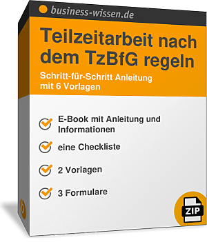 Teilzeitarbeit nach dem TzBfG regeln