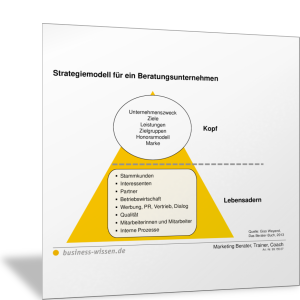 Strategiemodell für ein Beratungsunternehmen