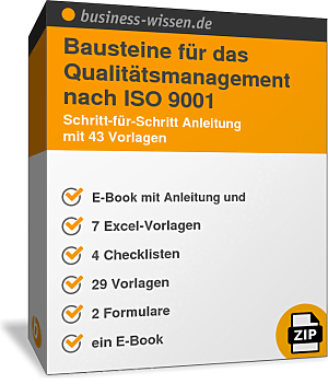 Bausteine für das Qualitätsmanagement nach ISO 9001