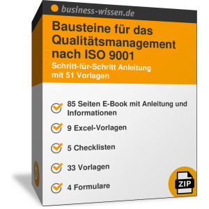 Bausteine für das Qualitätsmanagement nach ISO 9001