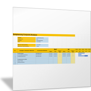 Zeitplanung Conjoint-Analyse