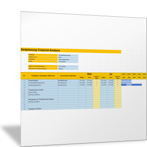 Zeitplanung Conjoint-Analyse