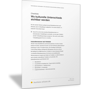 Wo kulturelle Unterschiede sichtbar werden