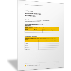 Innovationsstatus analysieren