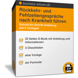 Rückkehr- und Fehlzeitengespräche nach Krankheit führen