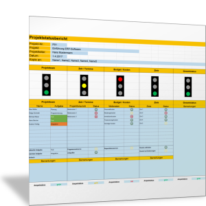 Projektstatusbericht Vorlage Excel / Kostenlose ...