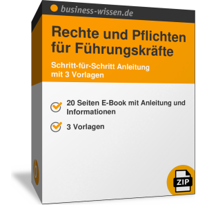 Rechte und Pflichten für Führungskräfte