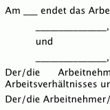 Ausgleichsquittung bei Kündigung