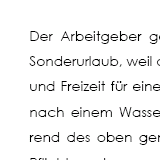 Vertragsklausel im Arbeitsvertrag über Sonderurlaub
