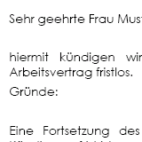 vorlageauerordentliche fristlose kndigung durch arbeitgeber mit dieser muster vorlage - Fristlose Kundigung Arbeitgeber Muster vorlageauerordentliche fristlose kndigung durch arbeitgeber mit dieser muster vorlage - Fristlose Kundigung Arbeitgeber Muster