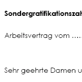 Einfordern von Sondergratifikationen für Teilzeitbeschäftigte