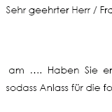 Geltendmachen von Schadensersatz wegen Verletzung von Obhutspflichten