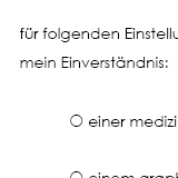 Einwilligungserklärung zum psychologischen Eignungstest