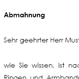 Abmahnung wegen sicherheitsgefährdender Kleidung