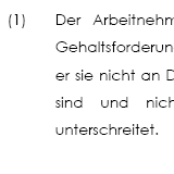 Abtretung einer Gehaltsforderung