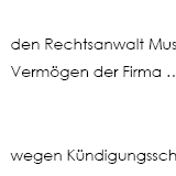 Kündigungsschutzklage gegen Insolvenzverwalter