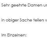 Mitteilung ans Gewerbeamt über die Beschäftigung werdender Mütter