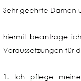 Antrag auf Arbeitszeitverringerung in der Pflegezeit