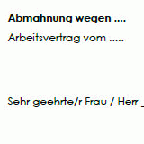 Erneute Abmahnung trotz unwirksamer Kündigung