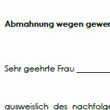 Abmahnung wegen gewerkschaftlicher Werbung