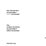Abmahnungsschreiben an Auszubildende