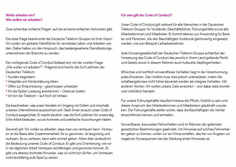 Compliance: 4 Beispiele für einen Code of Conduct – business-wissen.de